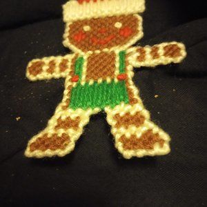 Vintage Ch ristmas Gingerbreaad Man $3rigerator Magent msfr in the  70s